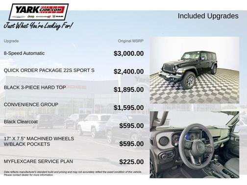 Black 2026 Jeep Wrangler Sport