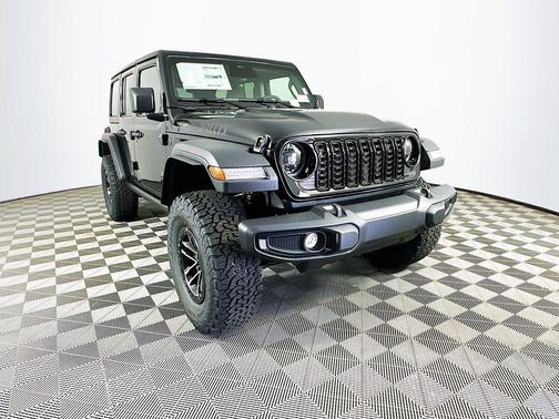 Black 2026 Jeep Wrangler Sport