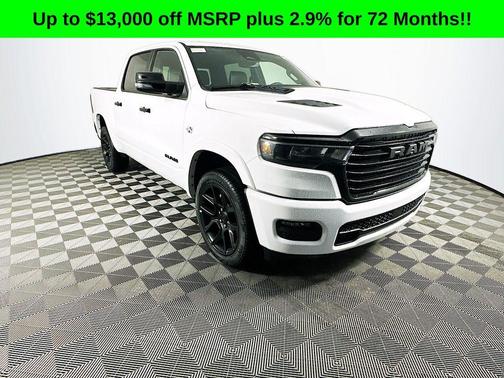 White 2026 RAM 1500 Laramie