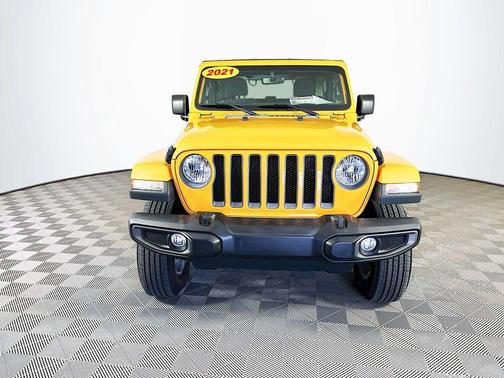 Orange 2021 Jeep Wrangler Sport