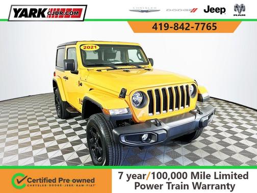 Orange 2021 Jeep Wrangler Sport
