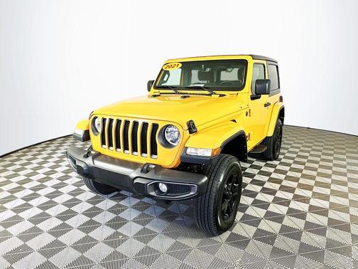 Orange 2021 Jeep Wrangler Sport