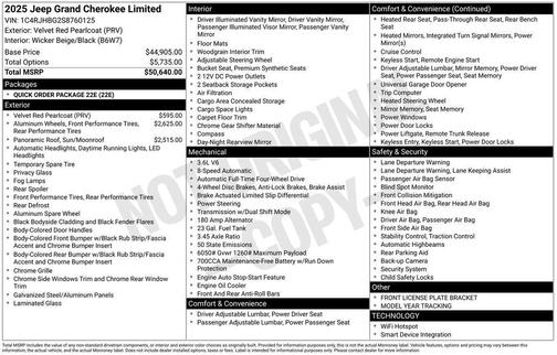 2025 Jeep Grand Cherokee Limited