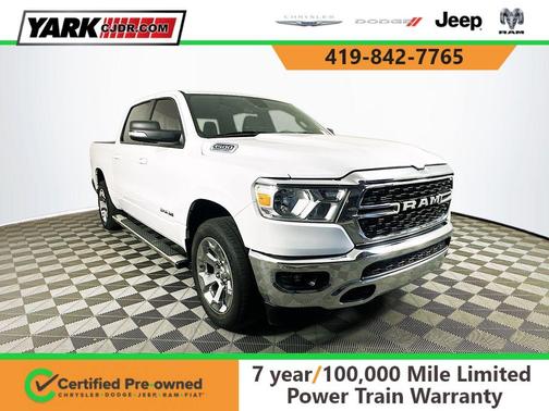 White 2022 RAM 1500 Big Horn