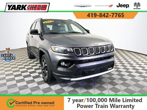 Gray 2023 Jeep Compass Limited