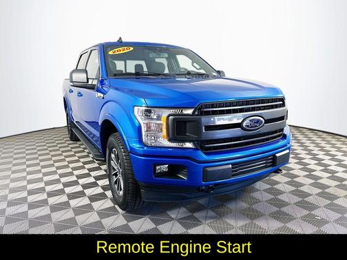 Blue 2020 Ford F-150 XLT