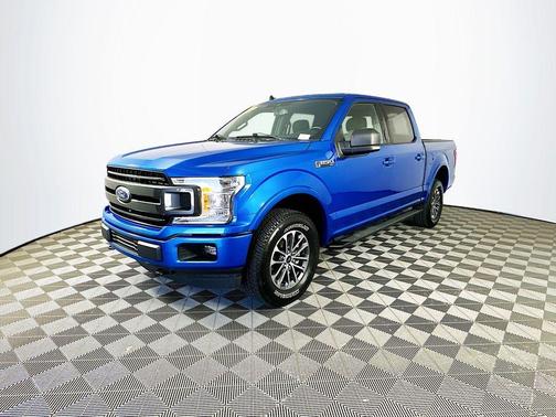 Blue 2020 Ford F-150 XLT