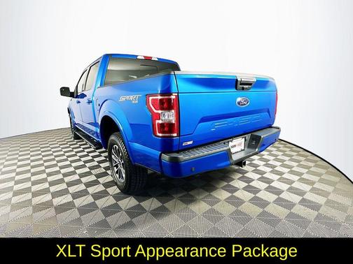 Blue 2020 Ford F-150 XLT