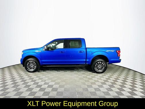 Blue 2020 Ford F-150 XLT