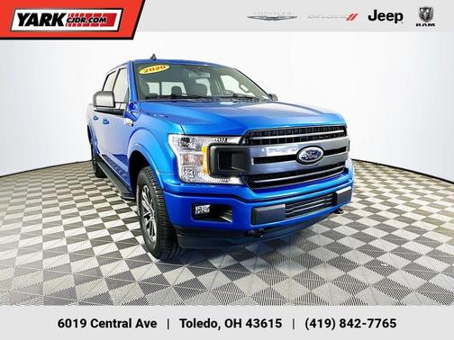 Blue 2020 Ford F-150 XLT