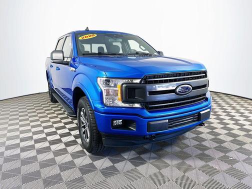 Blue 2020 Ford F-150 XLT