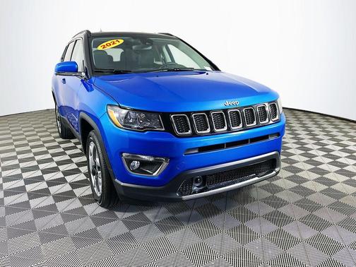 Blue 2021 Jeep Compass Limited