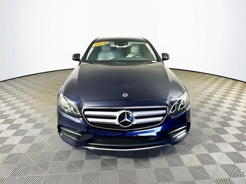 Blue 2020 Mercedes-Benz E-Class E 450 4MATIC