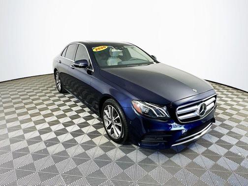 Blue 2020 Mercedes-Benz E-Class E 450 4MATIC