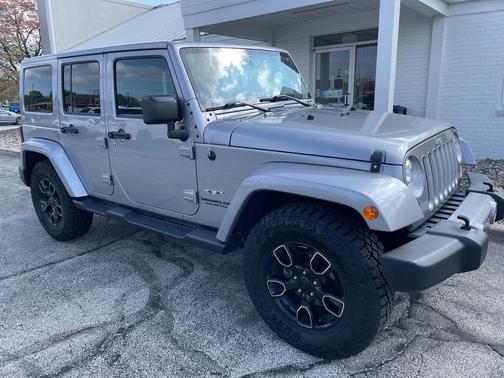 Silver 2017 Jeep Wrangler Unlimited Sahara