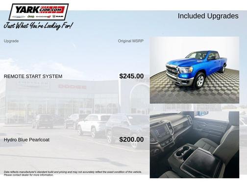 Blue 2022 RAM 1500 Big Horn