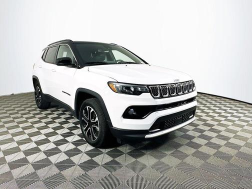 White 2023 Jeep Compass Limited