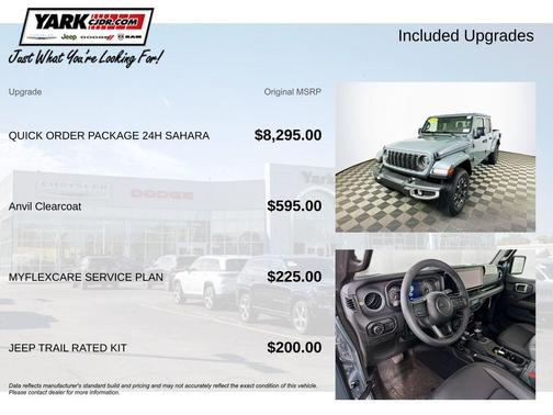 Gray 2026 Jeep Gladiator Sport