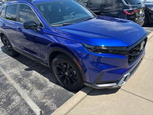 Blue 2024 Honda CR-V Hybrid Sport Touring