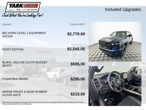 2025 RAM 1500 Big Horn/Lone Star