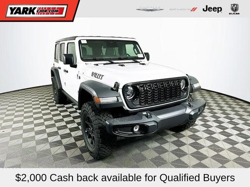 White 2026 Jeep Wrangler Sport