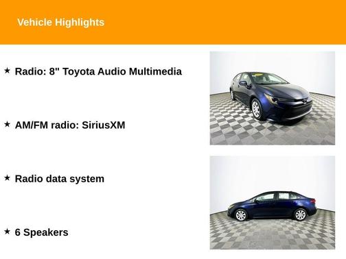 Blue 2024 Toyota Corolla LE