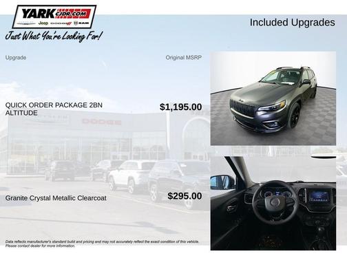 Gray 2021 Jeep Cherokee Latitude Plus