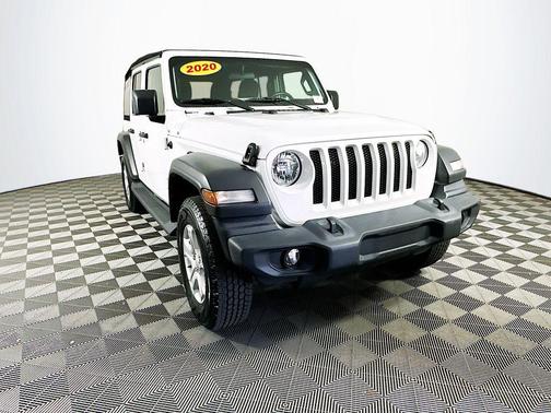 White 2020 Jeep Wrangler Unlimited Sport