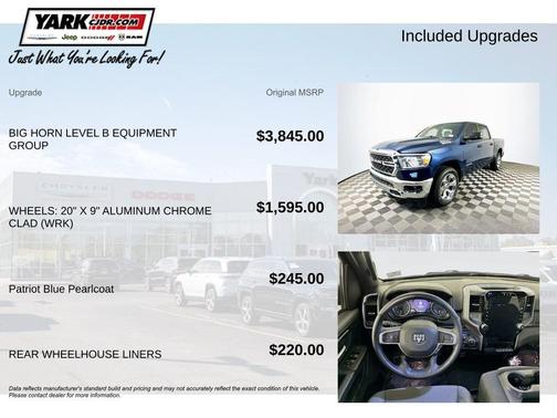 Blue 2023 RAM 1500 Big Horn