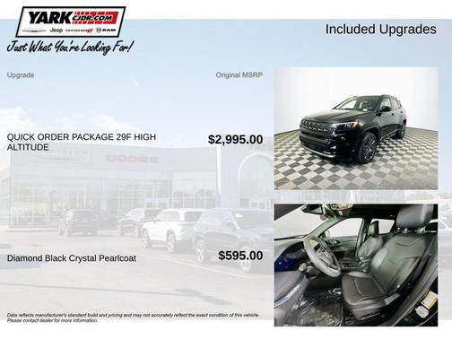 Black 2023 Jeep Compass Altitude