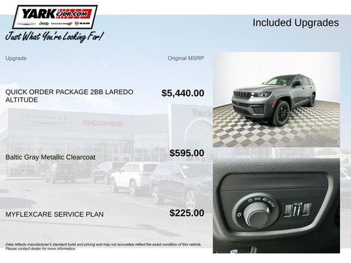 Gray 2026 Jeep Grand Cherokee L Laredo