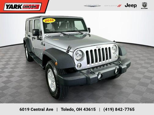 Silver 2016 Jeep Wrangler Unlimited Sport