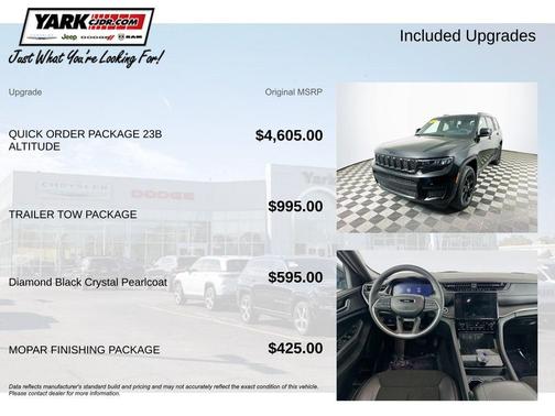 Black 2025 Jeep Grand Cherokee L Laredo