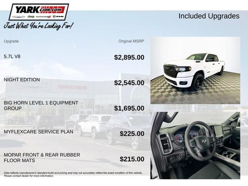 White 2026 RAM 1500 Big Horn/Lone Star