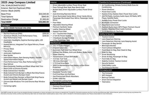 2025 Jeep Compass Limited