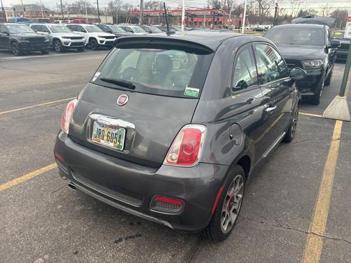 Gray 2015 FIAT 500 Sport