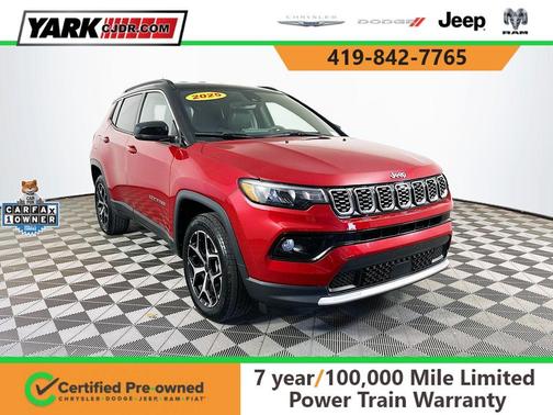 Red 2025 Jeep Compass Limited