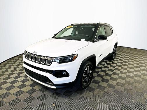 White 2022 Jeep Compass Limited