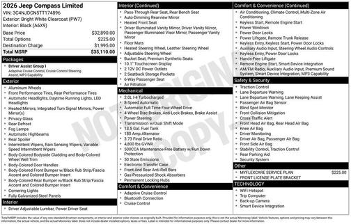 2026 Jeep Compass Limited