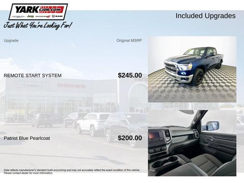 Blue 2022 RAM 1500 Big Horn