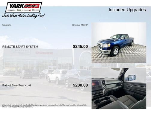Blue 2022 RAM 1500 Big Horn