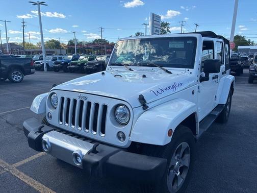White 2017 Jeep Wrangler Unlimited Sahara