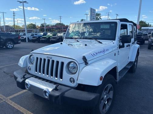 White 2017 Jeep Wrangler Unlimited Sahara
