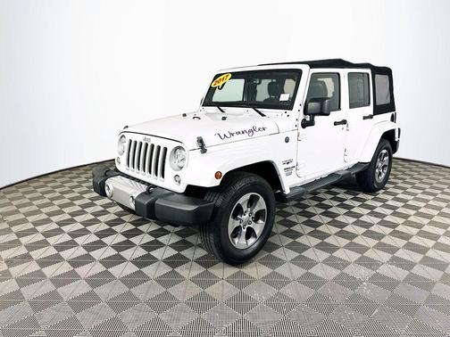 White 2017 Jeep Wrangler Unlimited Sahara