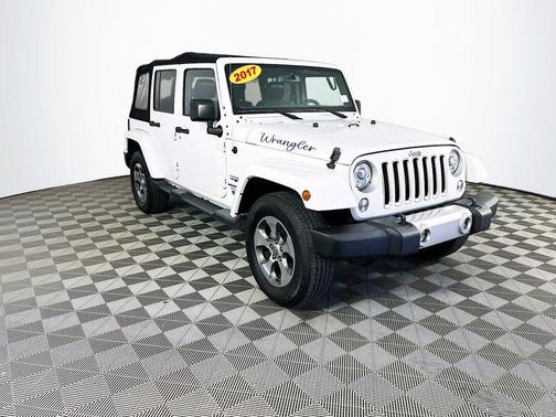 White 2017 Jeep Wrangler Unlimited Sahara
