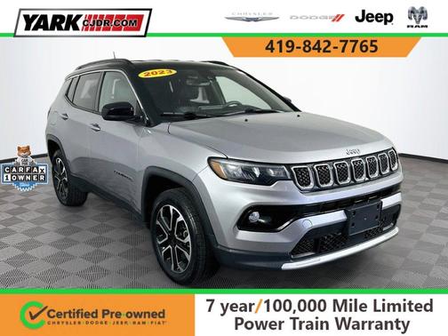 Silver 2023 Jeep Compass Limited