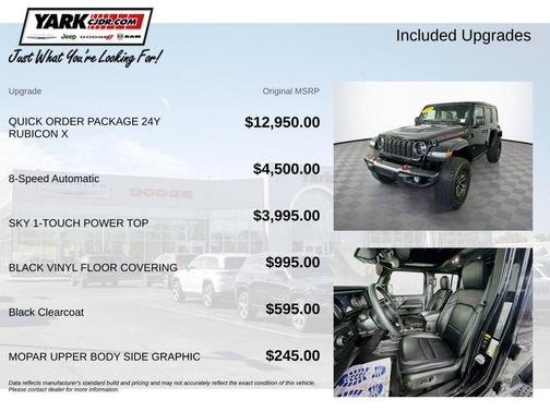 Black 2025 Jeep Wrangler Rubicon