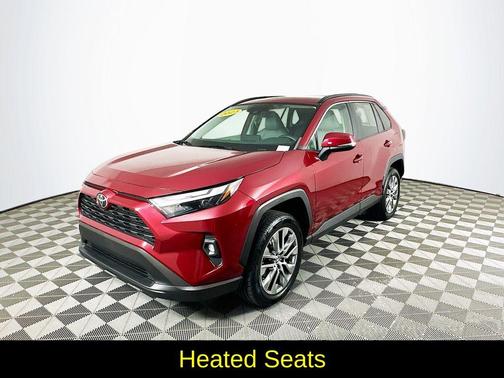 Red 2023 Toyota RAV4 XLE Premium