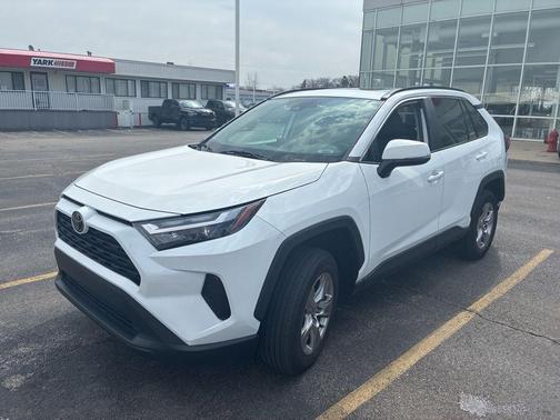 White 2023 Toyota RAV4 XLE