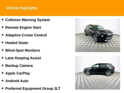 Black 2024 Chevrolet Blazer LT